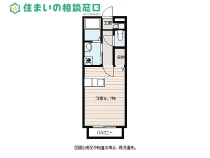 愛知県岡崎市大平町字天神前【アパート】の間取り