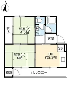 UR金剛【0480401号室】の間取り