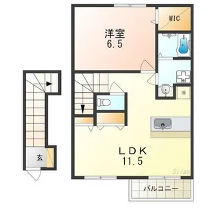 パルフェ和泉【2階】の間取り