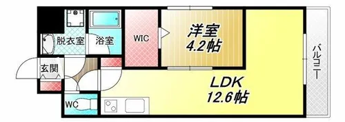 ルミエール光町Ⅲ【7階】の間取り