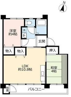 UR東豊中第二【1060506号室】の間取り