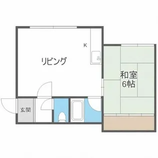 コーポ大建 第二【201号室】の間取り