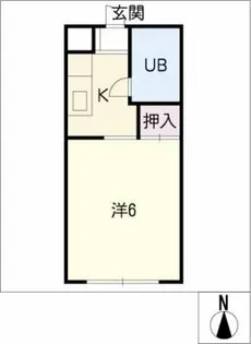 エレガンス名東【2階】の間取り