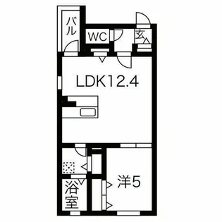 NAGOYA the CANAL【202号室】の間取り
