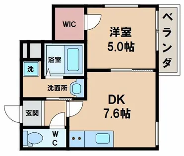 フジパレス阿倍野丸山通Ⅱ番館【3階】の間取り