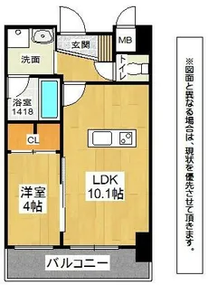 ベルコモンズ【4階】の間取り
