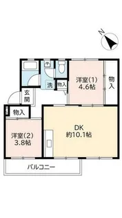 UR東豊中第二【1030503号室】の間取り