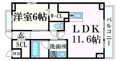 さくら三左衛門堀【603号室】の間取り