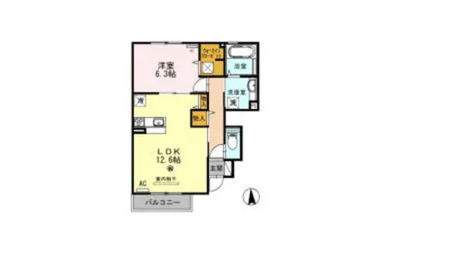 プリムローズ【1階】の間取り