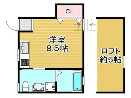 プアポニハイツ【1階】の間取り