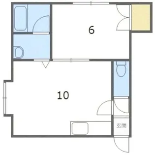 北海道札幌市手稲区曙六条3丁目【アパート】の間取り