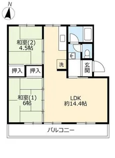 UR金剛【1320505号室】の間取り