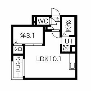 Jack kanseiⅣ【1階】の間取り