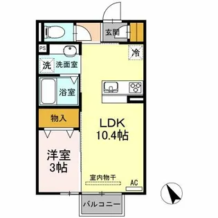 Solis B【1階】の間取り