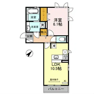 Sejour Luce【1階】の間取り