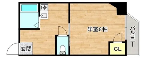 ゴールデンハイツ【4階】の間取り