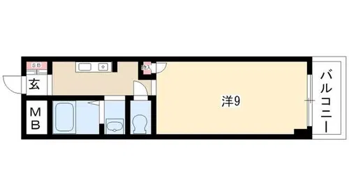 シフォン日和【202号室】の間取り