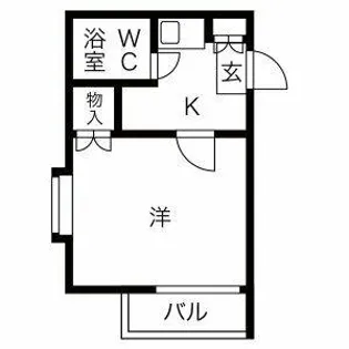 SunnySide名駅【4階】の間取り