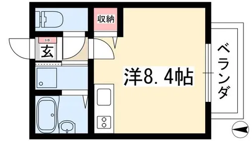 サン・friends八事【1階】の間取り