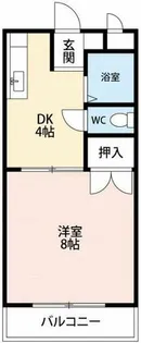 ビューコートKF【403号室】の間取り