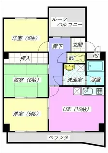 グランパス18【3階】の間取り