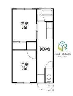 築港ハイツ【202号室】の間取り