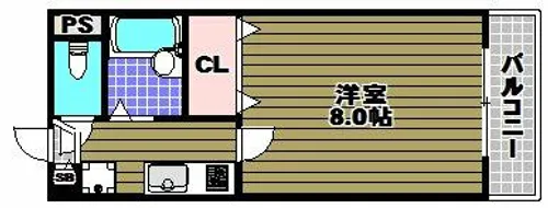 メゾンルミエラ【2階】の間取り