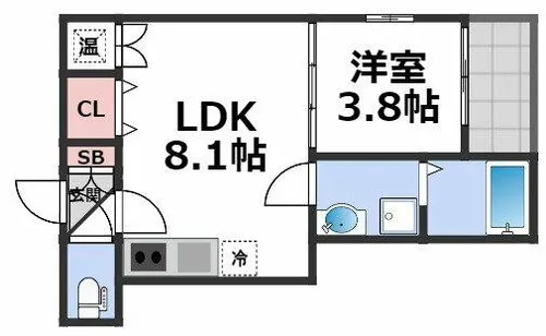 F asecia Nana【3階】の間取り