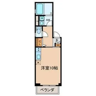 クレール【1階】の間取り