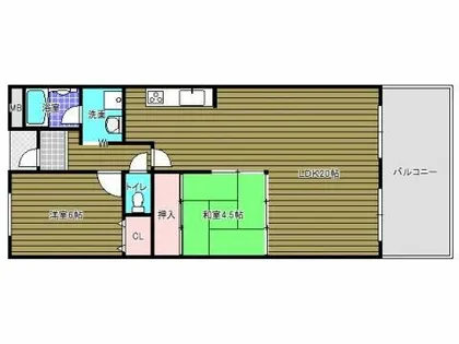 ギャレ金剛【2階】の間取り