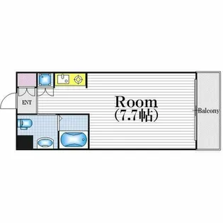 グランツ西大橋【2階】の間取り