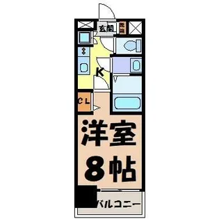 シエルブルー栄【7階】の間取り