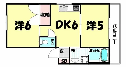 俊成マンション【3階】の間取り