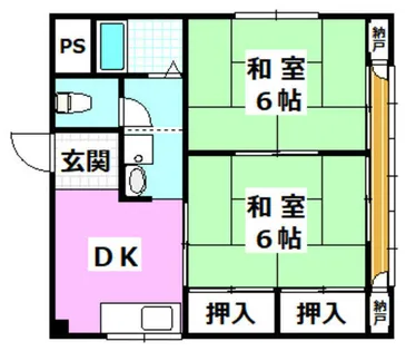 北野ビル【3階】の間取り