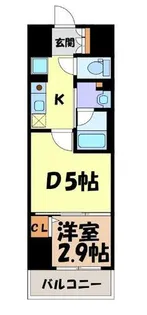 パークアクシス新栄【2階】の間取り