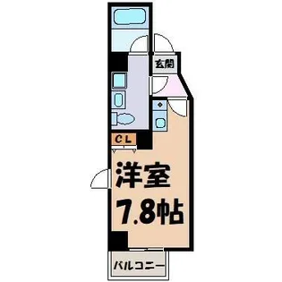 Msマンション【8階】の間取り