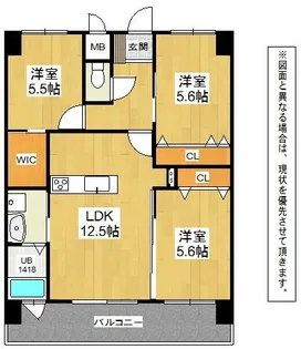 メディプラカーサ【13階】の間取り