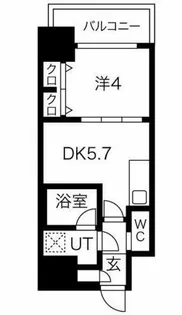 スプランディッド安土町【10階】の間取り