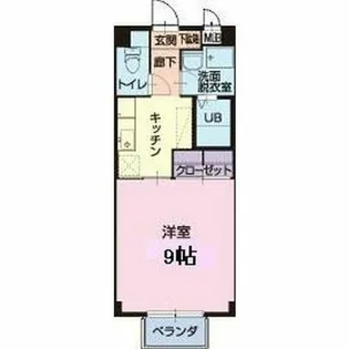 ドミール御日塚【1階】の間取り