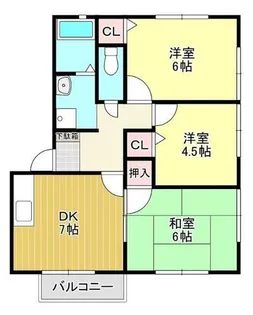 プライムⅡ【2階】の間取り