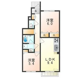 パストラーレシャルム【1階】の間取り