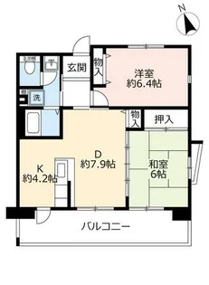 UR浜甲子園さくら街【0060301号室】の間取り