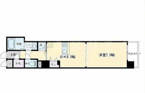 プレサンス京都四条大宮【4階】の間取り