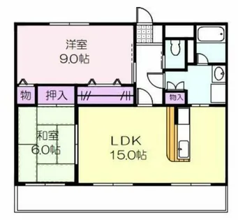 ロイヤルハイツ壱番館【1階】の間取り