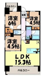 プレサンスグラン栄THE TOWER【13階】の間取り