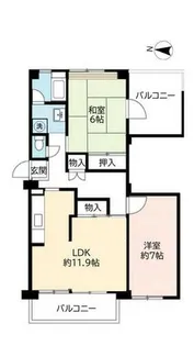 URポートアイランド【0660808号室】の間取り
