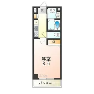 ロータス北花田【2階】の間取り