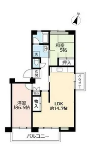 URポートアイランド【0660501号室】の間取り