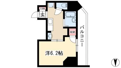 ヒルズ・フドー【704号室】の間取り