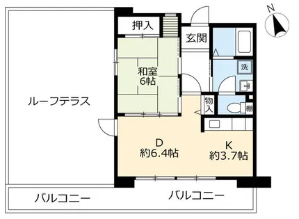 UR浜甲子園さくら街【0060604号室】の間取り